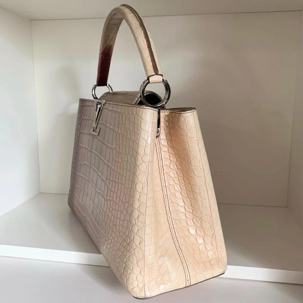 Louis Vuitton Capucines MM Alligator